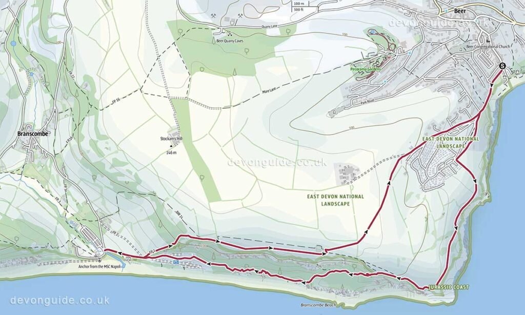 Beer to Branscombe Beach Walk (circular)