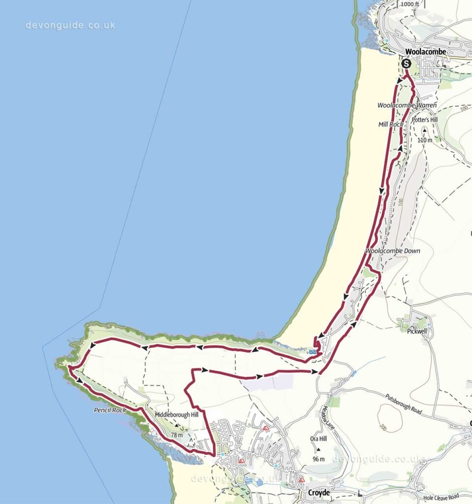Woolacombe to Baggy Point Walk (circular)